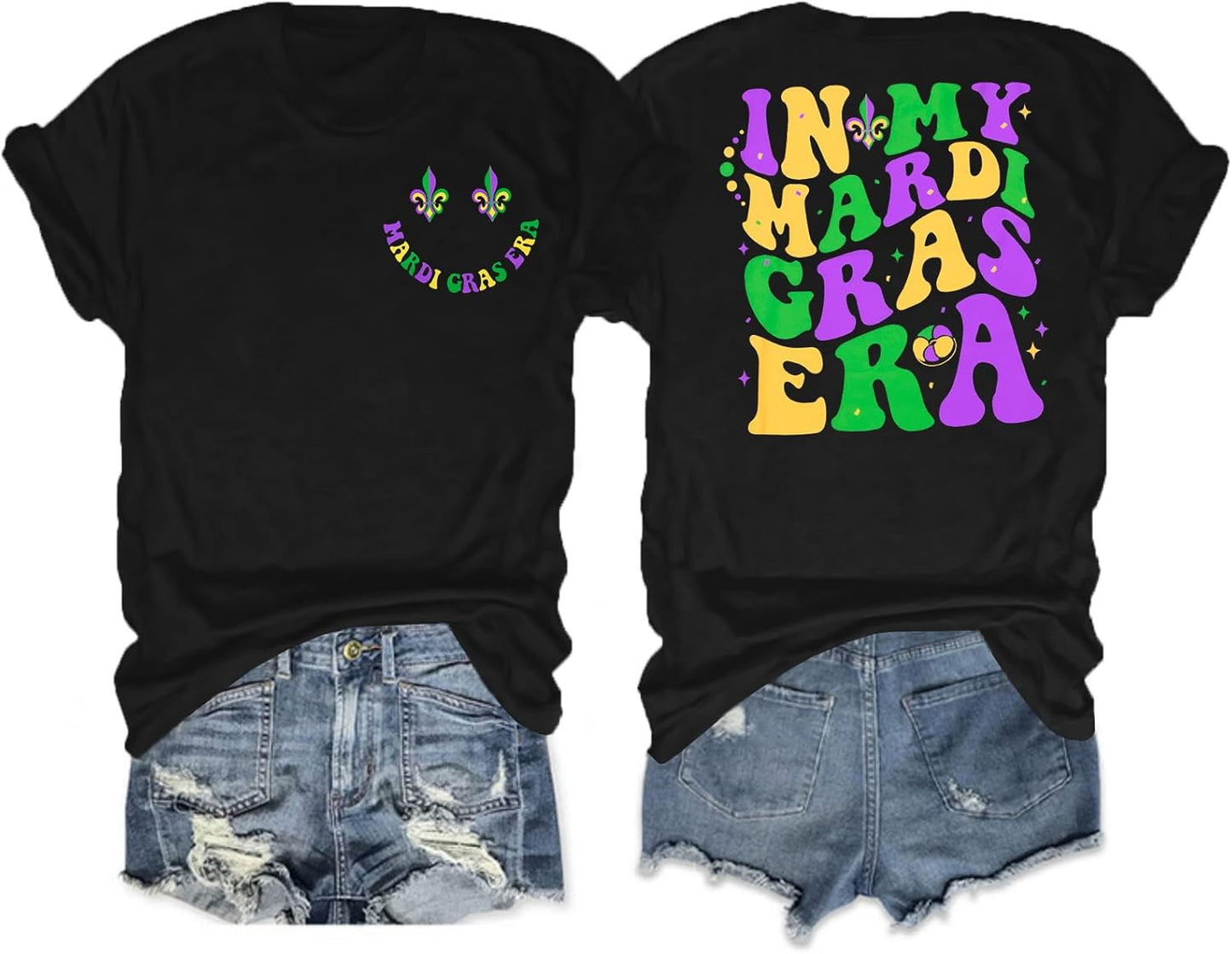 Festive Women's Mardi Gras Tee - HEBBE