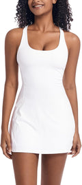 Women's Sports Dress with Bra Support and Convenient Pockets
