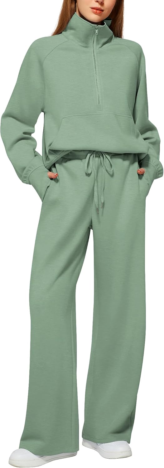 Casly Lamiit Women's 2 Piece Outfits Lounge Set for Comfort