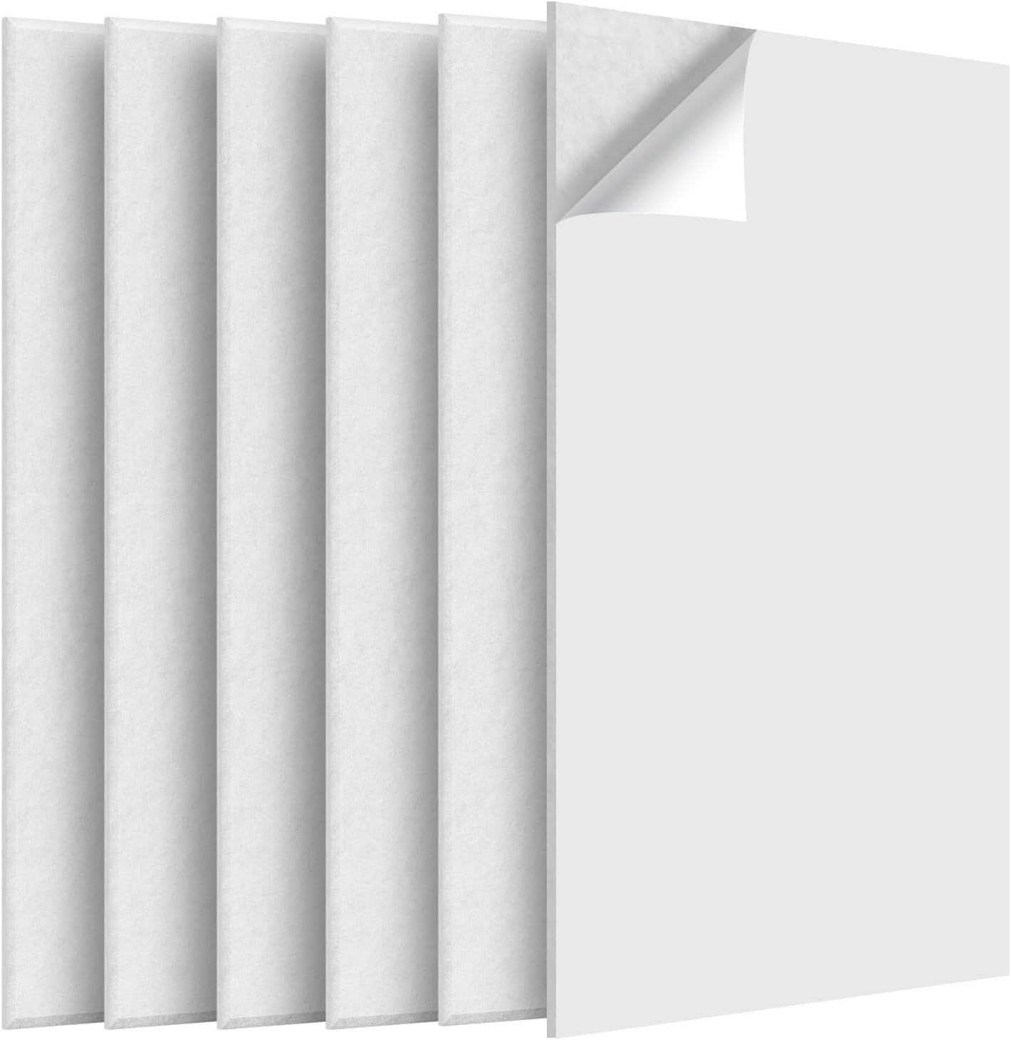Large Acoustic Self-adhesive Panels for Soundproofing Spaces