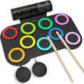 Electric Drum Set for Kids with Headphones - 9-Pad Full Size