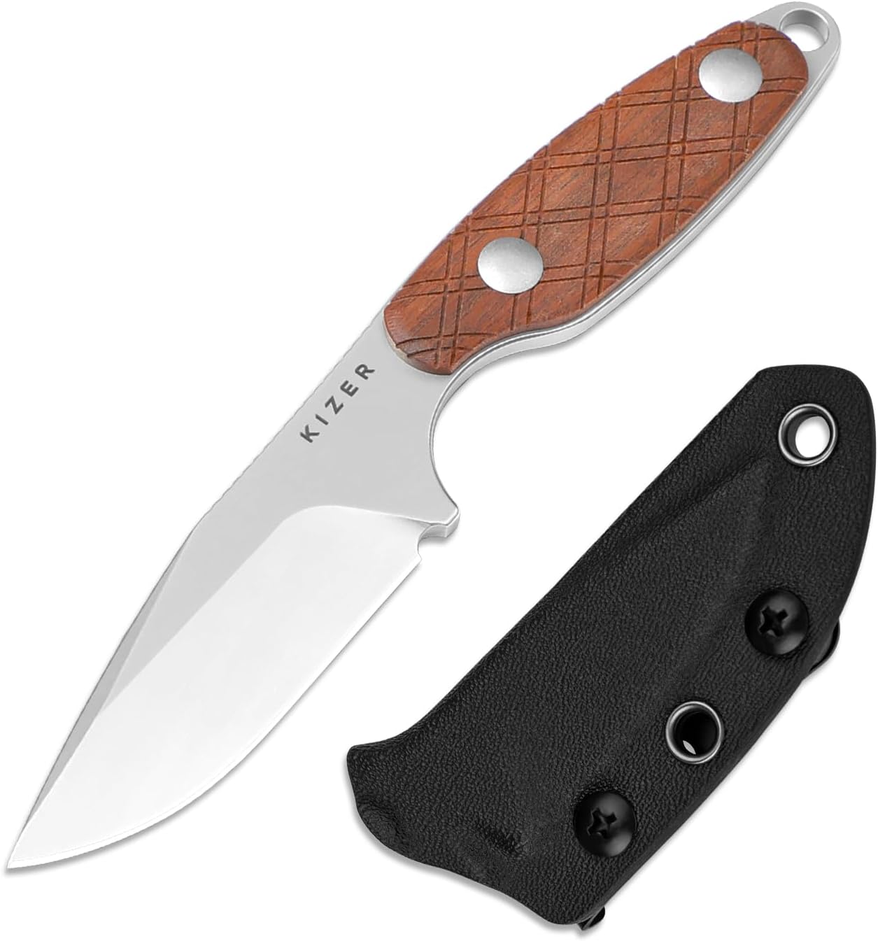 Kizer Muskrat Fixed Blade Knife for Outdoor Hunting and EDC