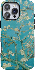 Casely iPhone 16 Pro Case Van Gogh Almond Blossom - Bold Protection