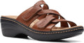 Clarks Women's Merliah Karli Sandal Tan - Cushioned Wedge Comfort