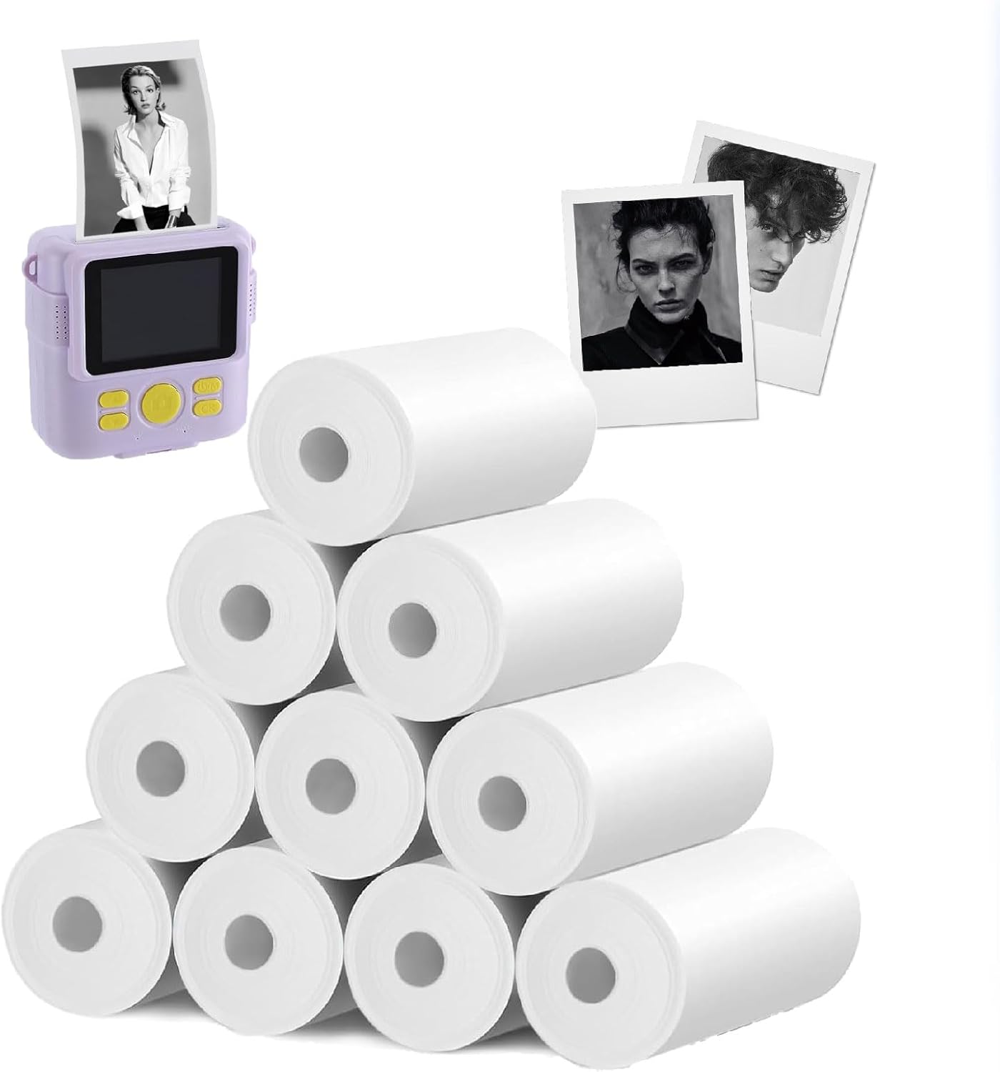 Flenvo Kids Instant Camera Paper: Safe, Non-Toxic DIY Fun!