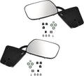 2 Piece Manual Driver and Passenger Side Mirror Set Black - Direct Fit