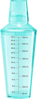 OGGI Clear Cocktail Shaker - Durable 24oz Mixer
