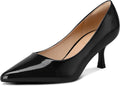 mysoft Kitten Heels Low Heel Pumps 2 in Closed Toe - Comfortable