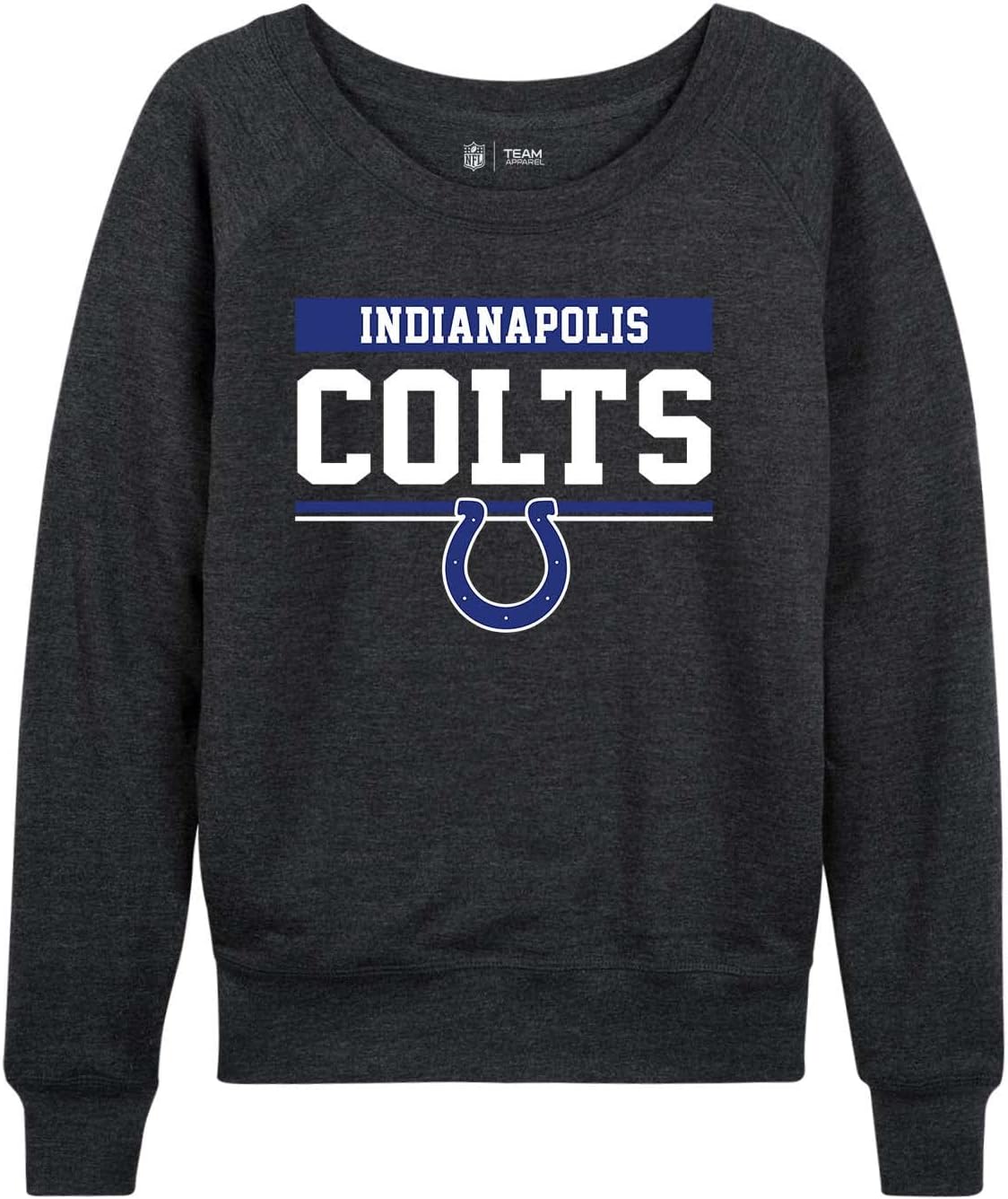 Indianapolis Colts Women's Plus Size Crewneck Pullover for Fans