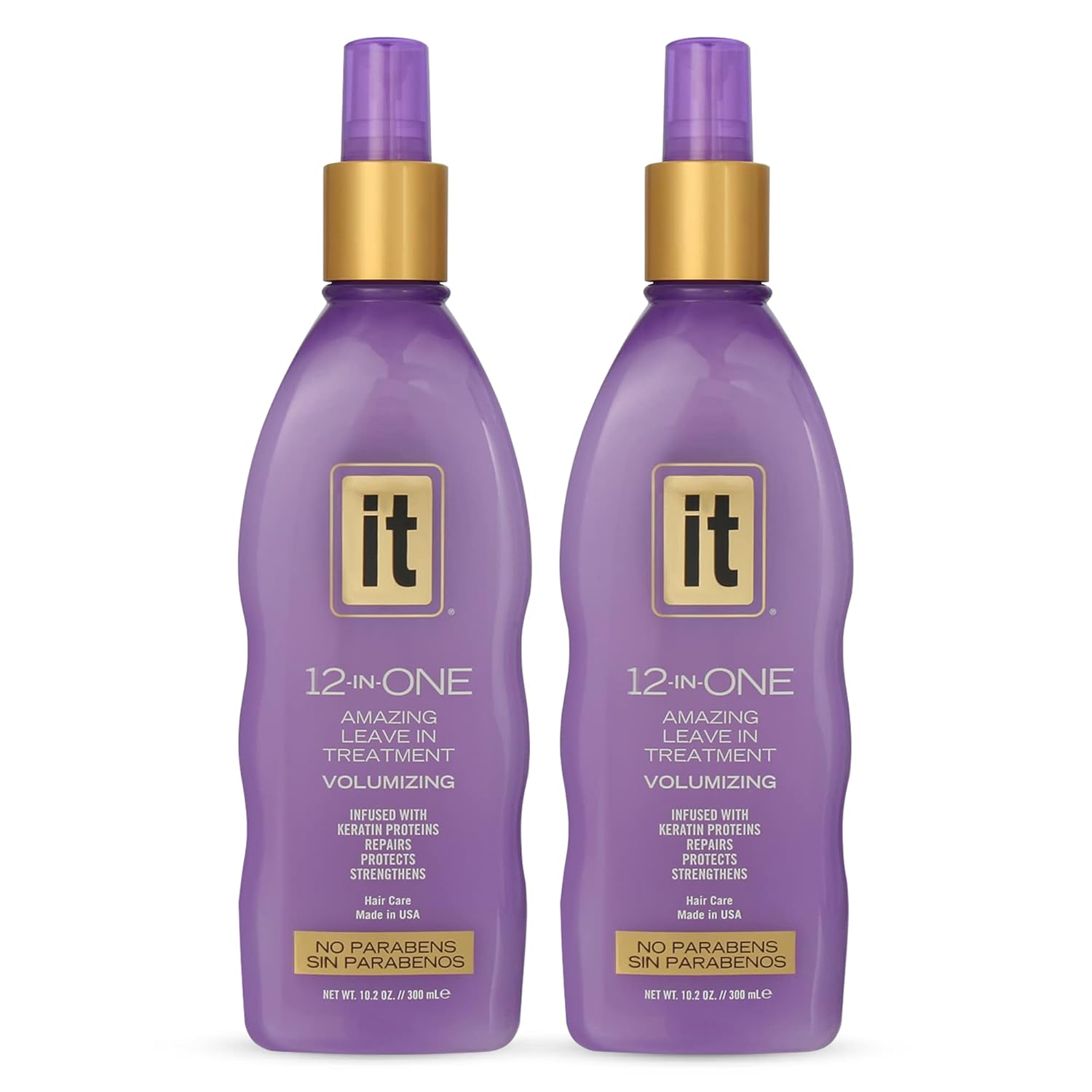 2-Pack Volumizing Leave-In Treatment - Strengthen & Add Volume - Freeze It