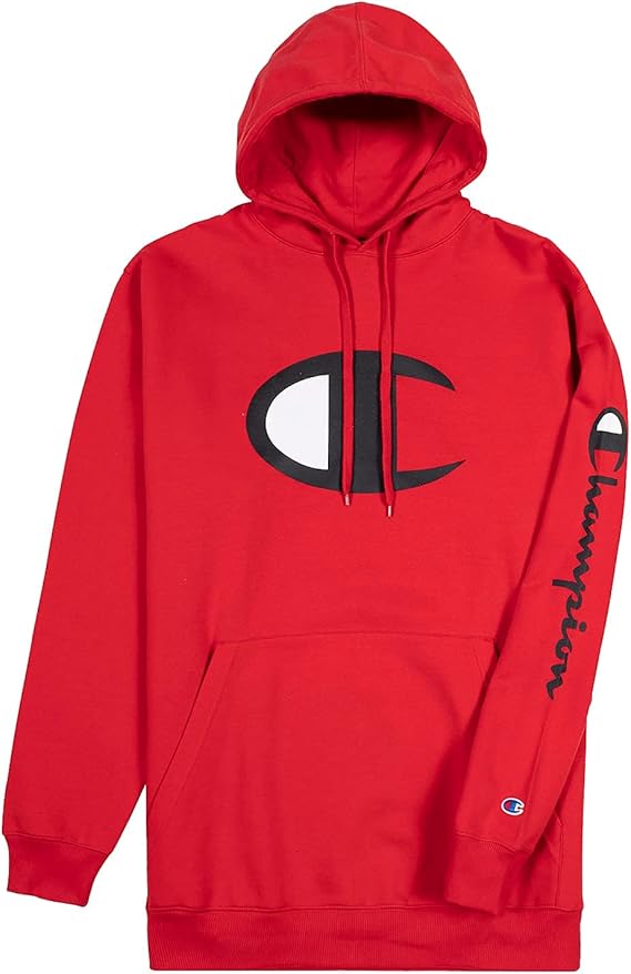 Champion Hoodie for Men Big And Tall Oversized Pullover Fleece