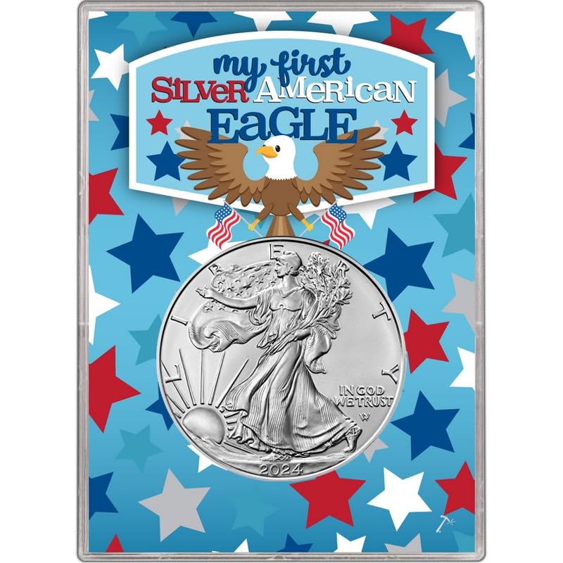 2024 U.S. Silver Eagle in My First Silver American Eagle Holder
