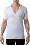 Men's Sweatproof Undershirt Cotton Deep V Neck - Original Fit
