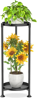 2 Tier Plant Stand Indoor for Large Tall Heavy Duty Planter - Corner