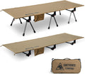 Height Adjustable Camping Cot 330lbs Capacity - Supranubis Foldable