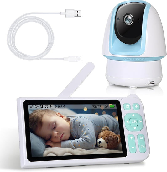 1080P Baby Monitor w/ 3000Ft Range & Smart Sensor