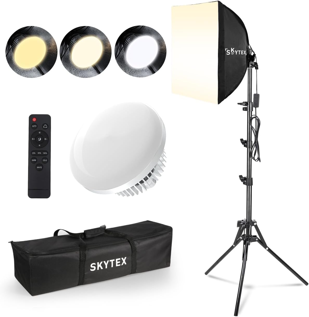 Skytex Softbox Lighting Kit for Professional Photography Needs