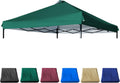 10x10 Canopy Replacement Top Silver Coated Forest Green - Ventilated