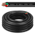 20ft 8/4 8 AWG Portable Power Cable - Heavy Duty SOOW 600V