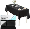 Black Plastic Table Cover Roll 54 in x 300 ft - Versatile Party