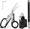 Multi-function Foldable Trauma Shears With Holster - Emergency Tool