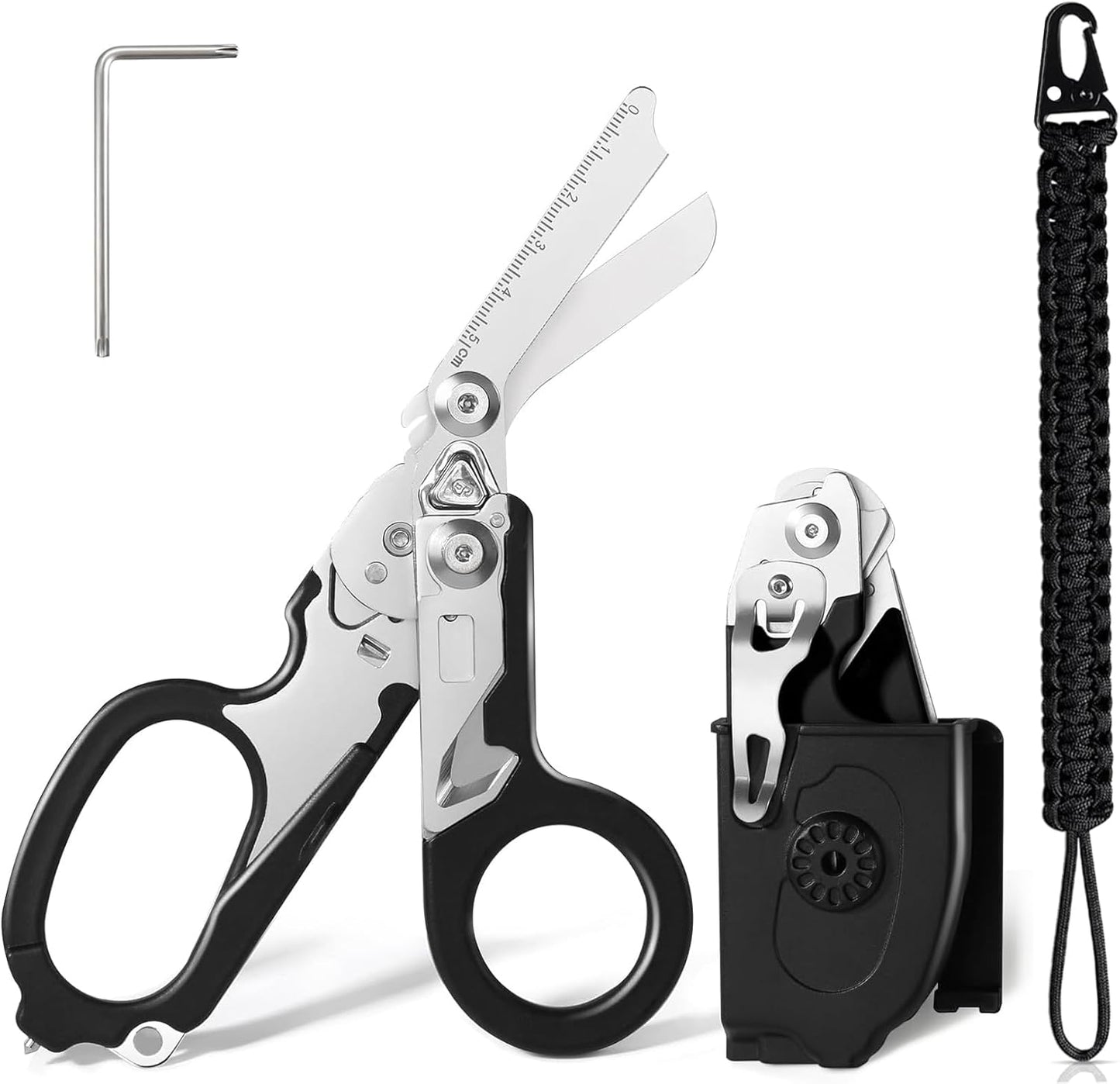 Multi-function Foldable Trauma Shears for Emergency Response