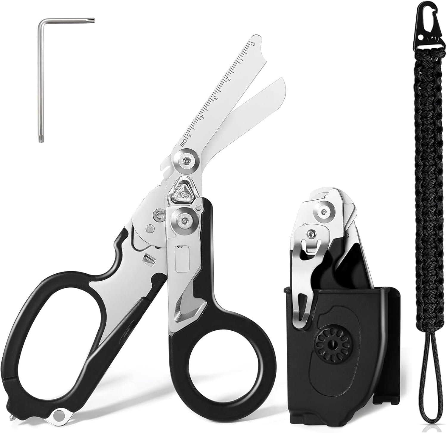 Multi-function Foldable Trauma Shears for Emergency Response