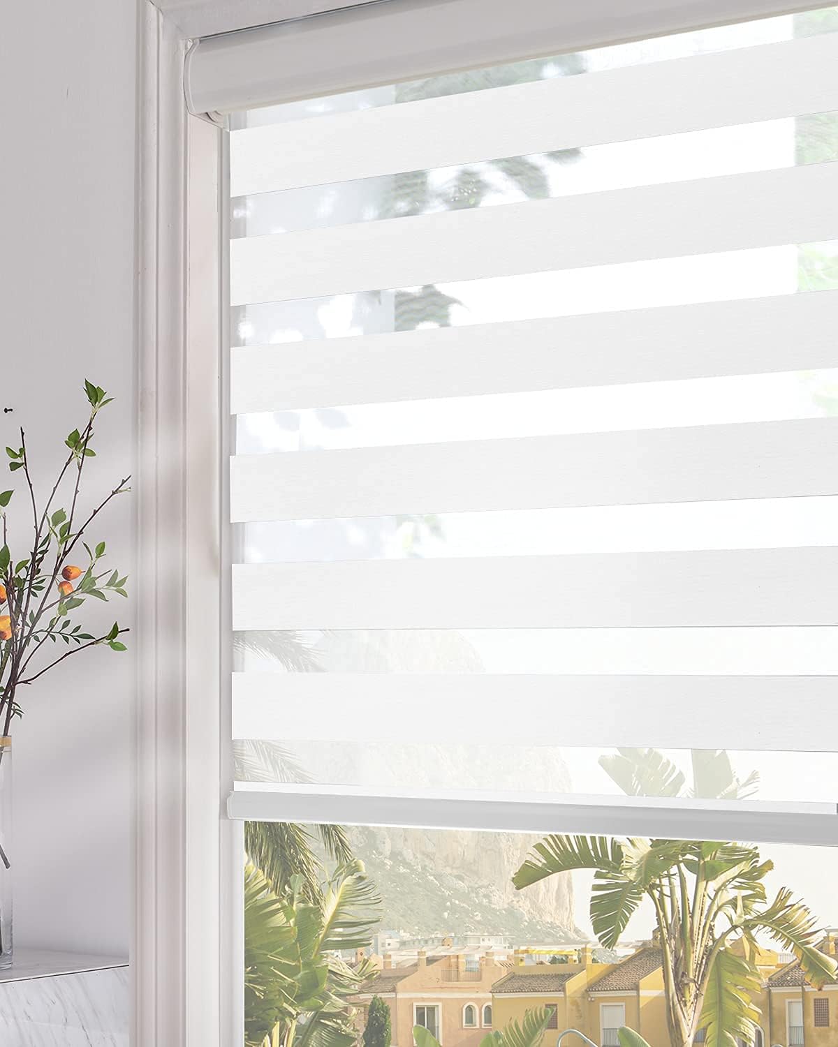 Persilux Zebra Blinds Roller Shades for Light Filtering Privacy