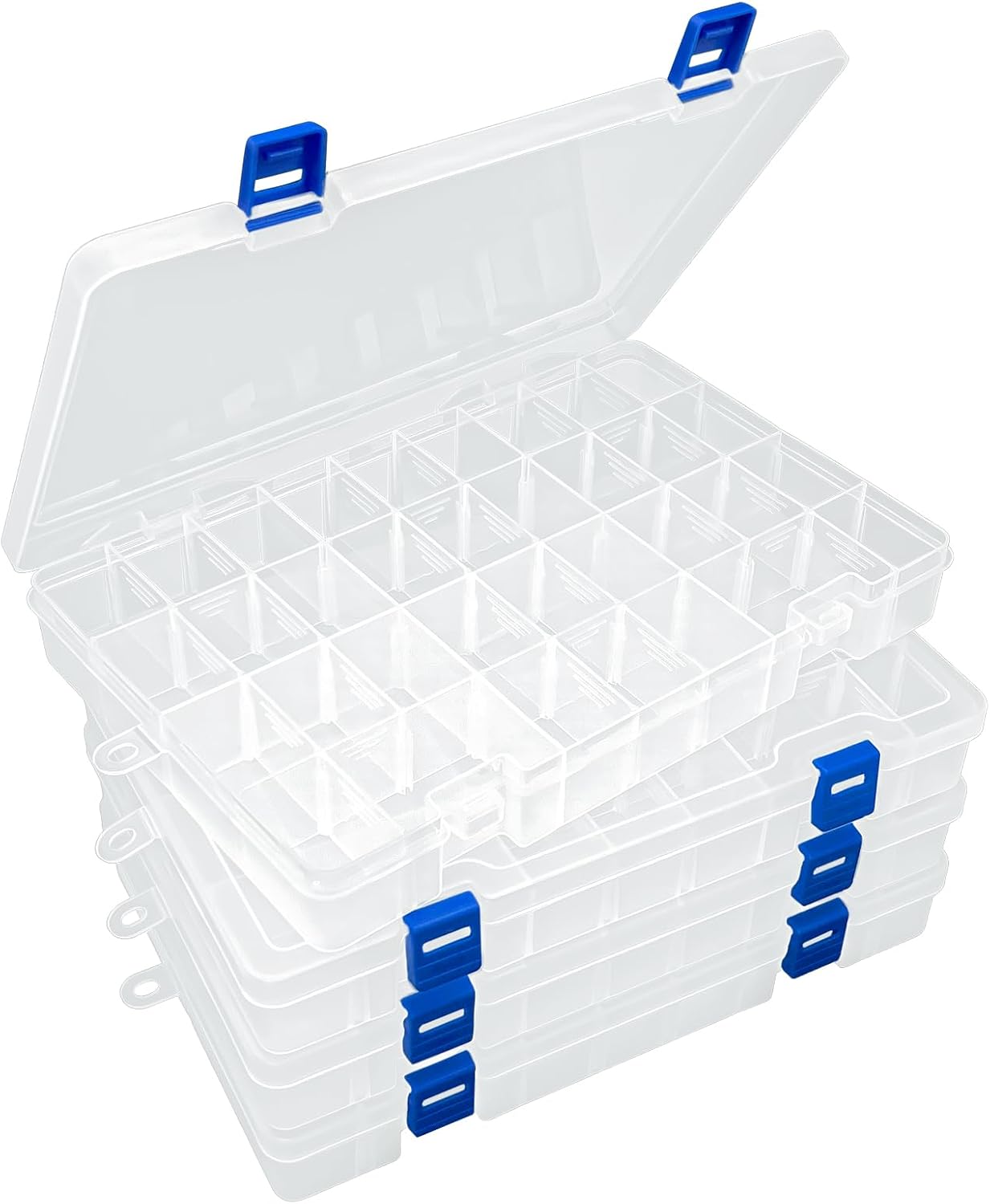DUOFIRE Plastic Organizer Container for Jewelry and Tools