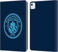 Manchester City FC Electric Blue Badge Leather Wallet Case