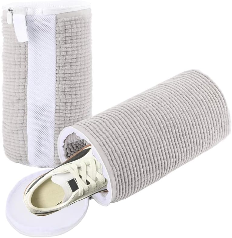 Revive Your Shoes! 2Pcs Wash Bags - Clean & Refresh Any Shoe - Grey