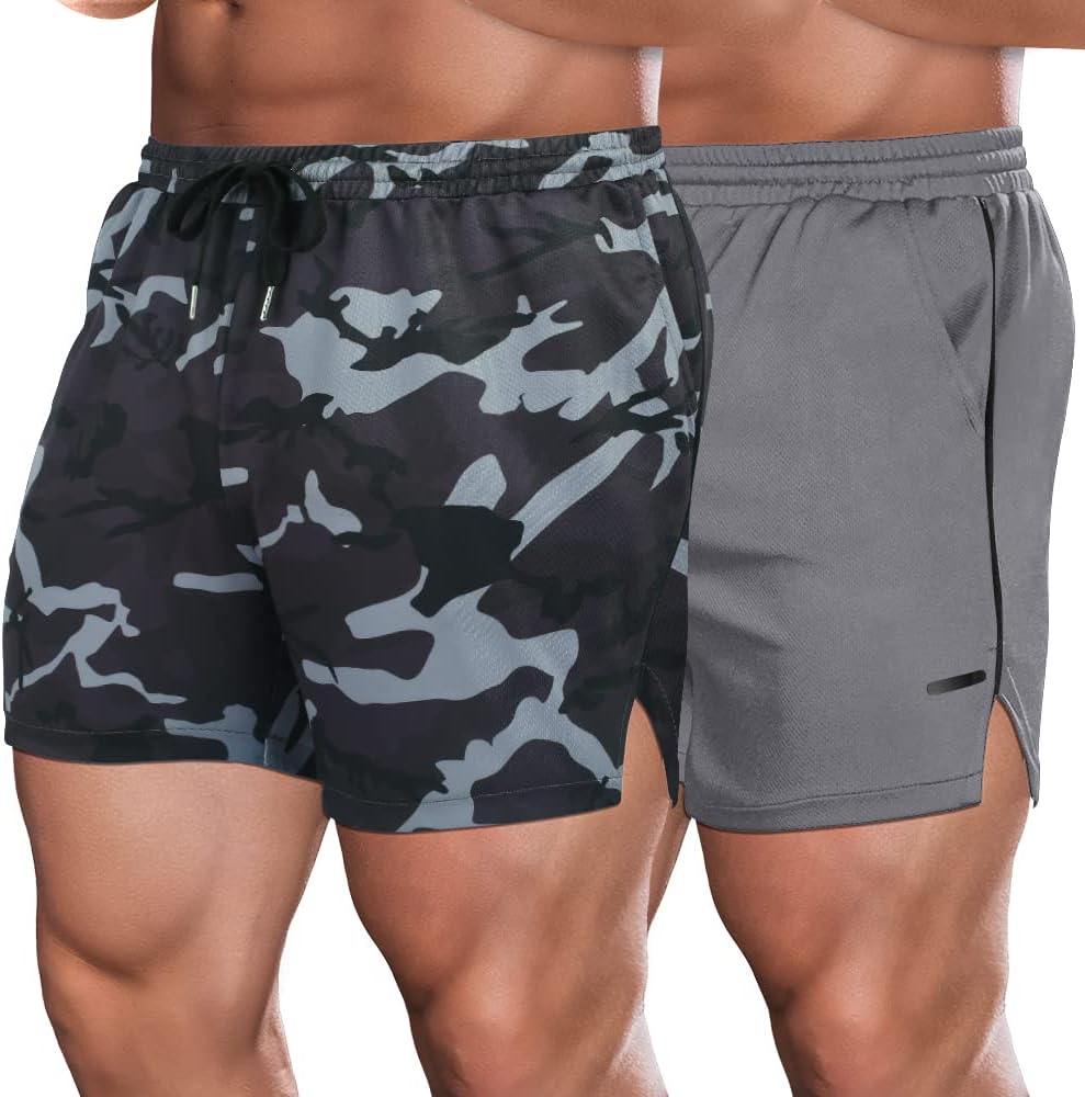 COOFANDY Men's 5 Inch Gym Workout Shorts for Active Lifestyle