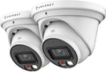 Amcrest AI Turret PoE 2-Pack 5MP Security Cameras - Wide 129 FOV
