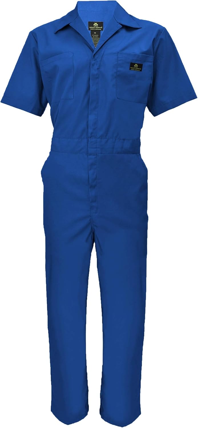 Natural Uniforms Mens Short Sleeve Zip Up Coverall Review