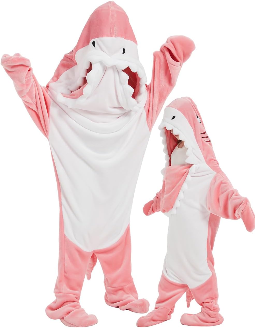 Kids Shark Dino Hoodie Blanket 120cm