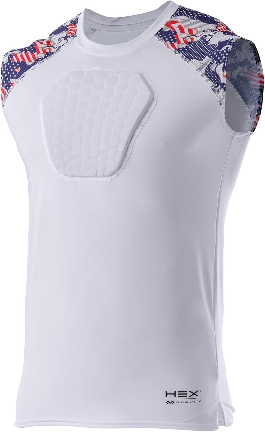 McDavid Youth Chest Protector Compression Shirt with HEX Padding