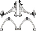 TRQ Front Upper and Lower Control Arm with Ball Joint Set - Direct Fit