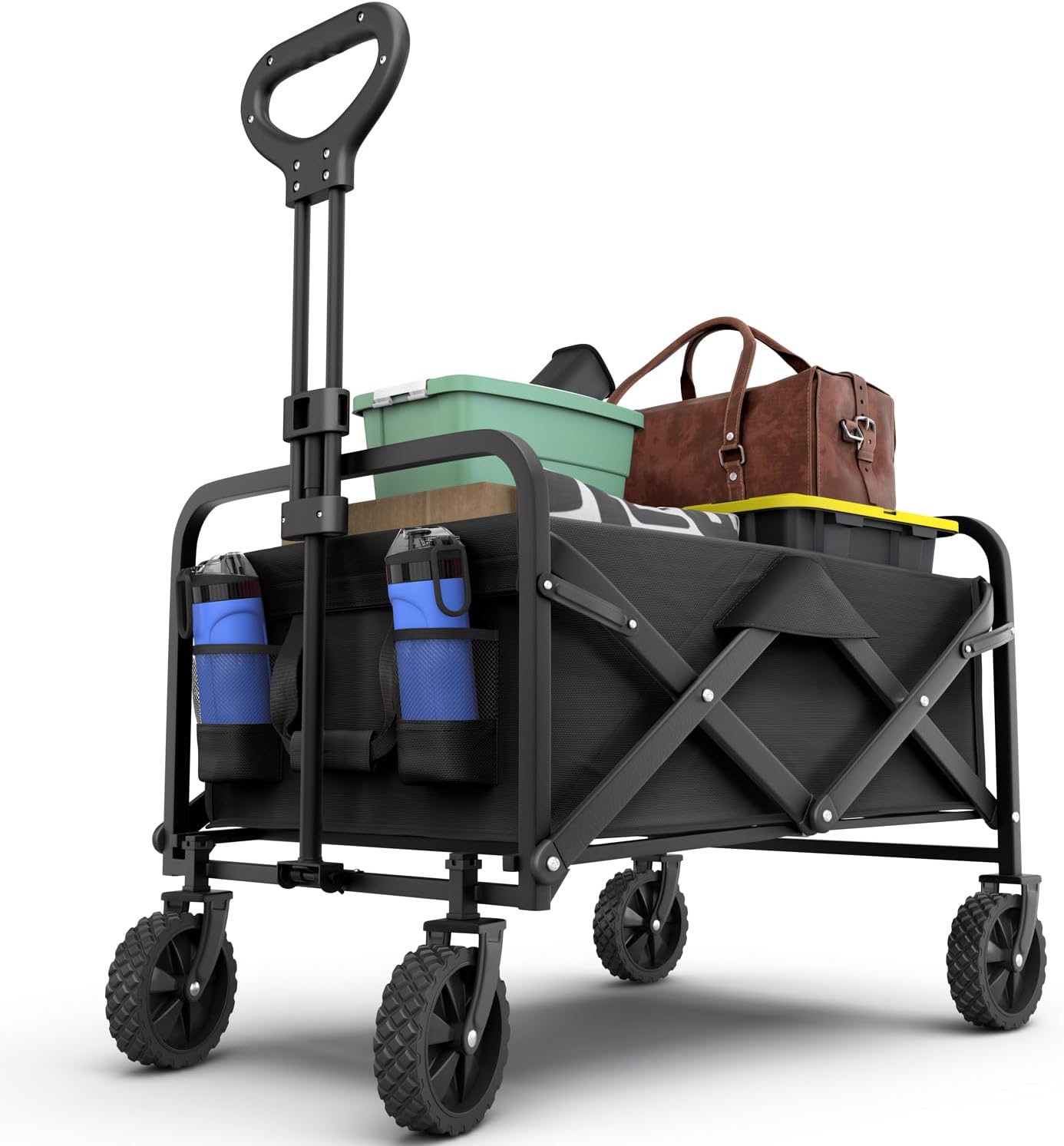 Collapsible Foldable Heavy Duty Utility Wagon Cart for All Needs