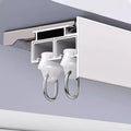 Aluminum Curtain Double Track with Blackout Pelmet - Smooth Quiet