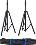 Rockville RVSS3 Tripod Speaker Stands Pair - Pneumatic Lowering