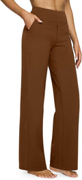 EverGoing Yoga Pants Women Wide Leg High Waist with Pockets Shoes