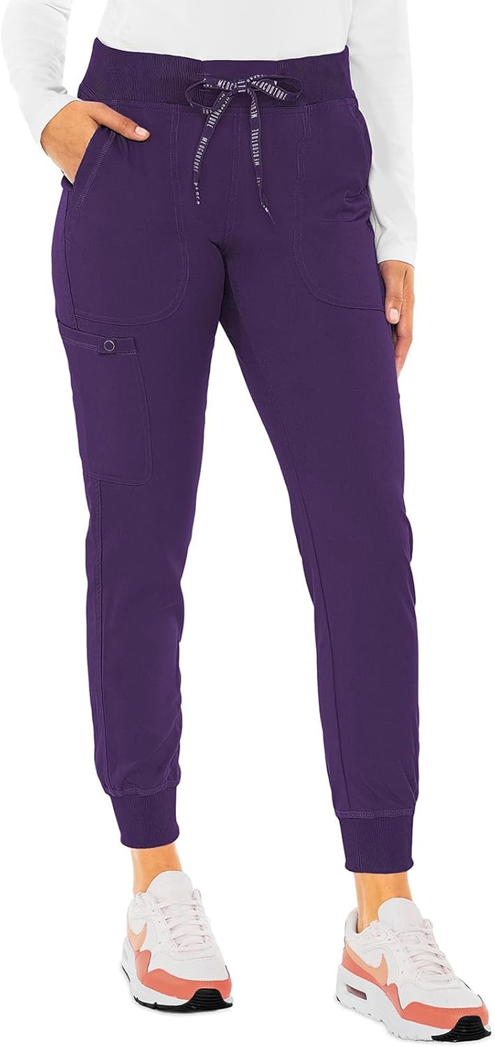 Med Couture Touch Jogger Scrub Pant - Stay Stylish & Organized!