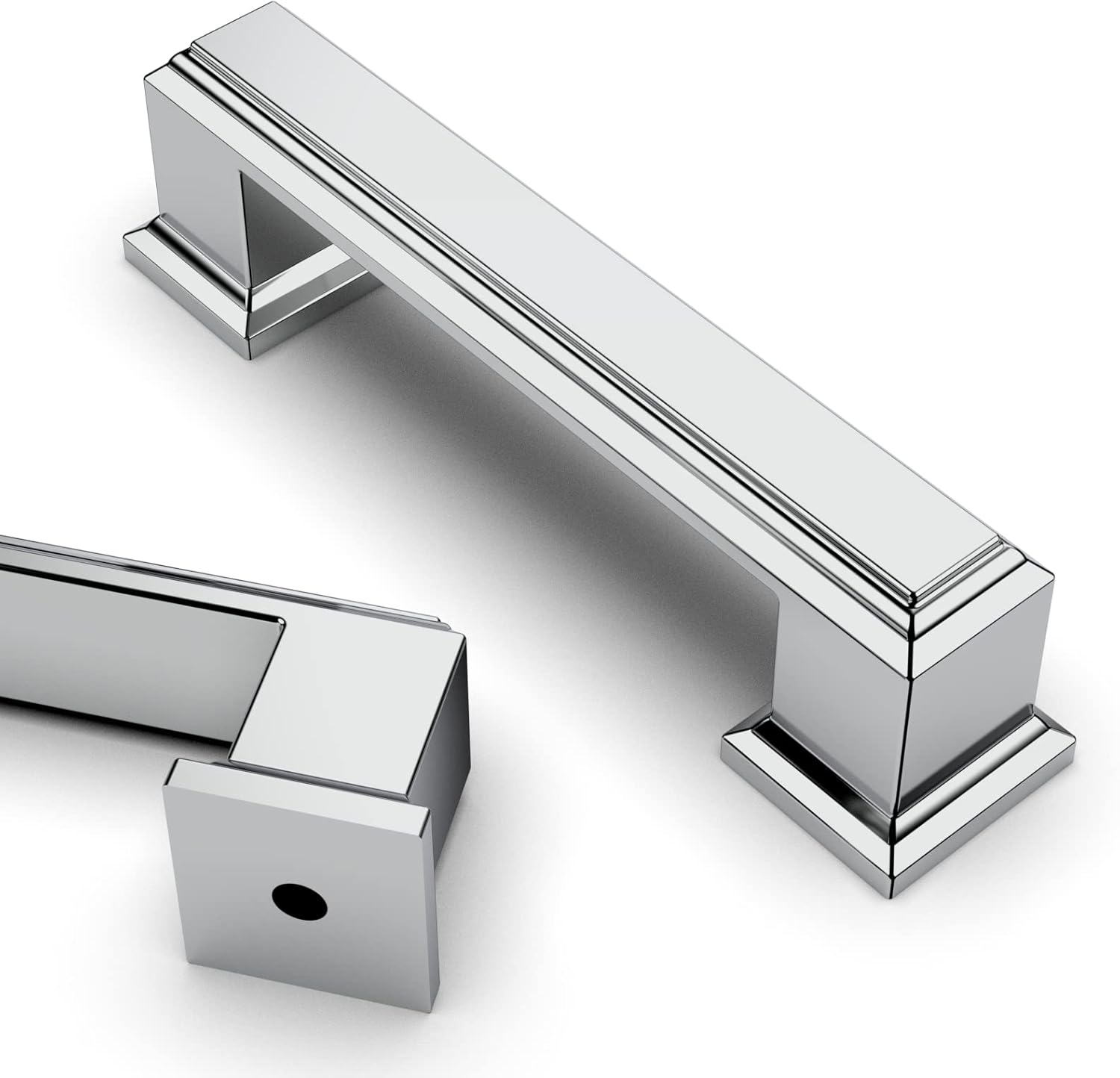 Polished Chrome Kitchen Cabinet Handles for Stylish Upgrades