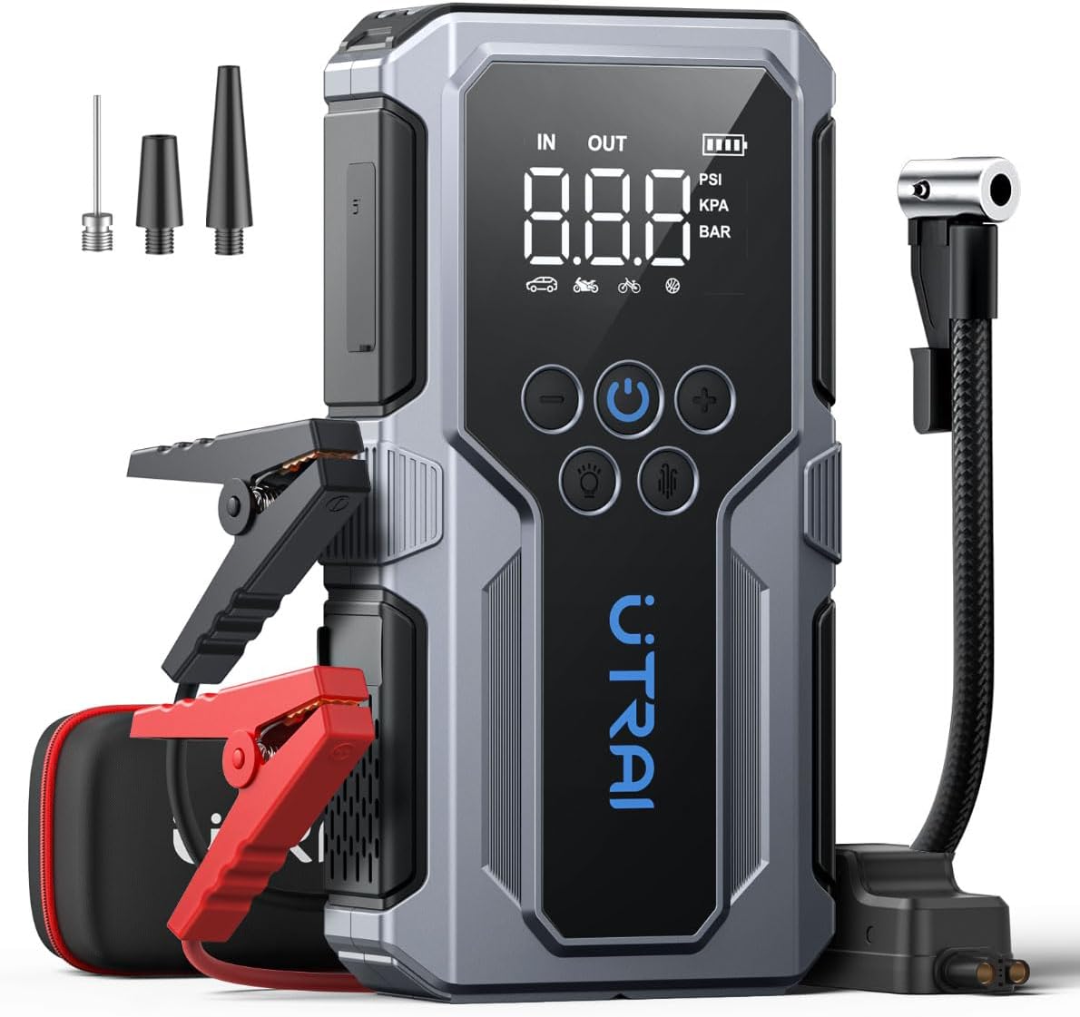UTRAI 4000A Jump Starter: Power On-the-Go!