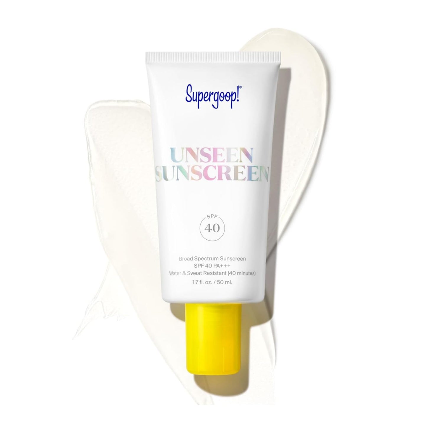 Supergoop! Unseen Clear Face Sunscreen - SPF 40 for All Skin Types