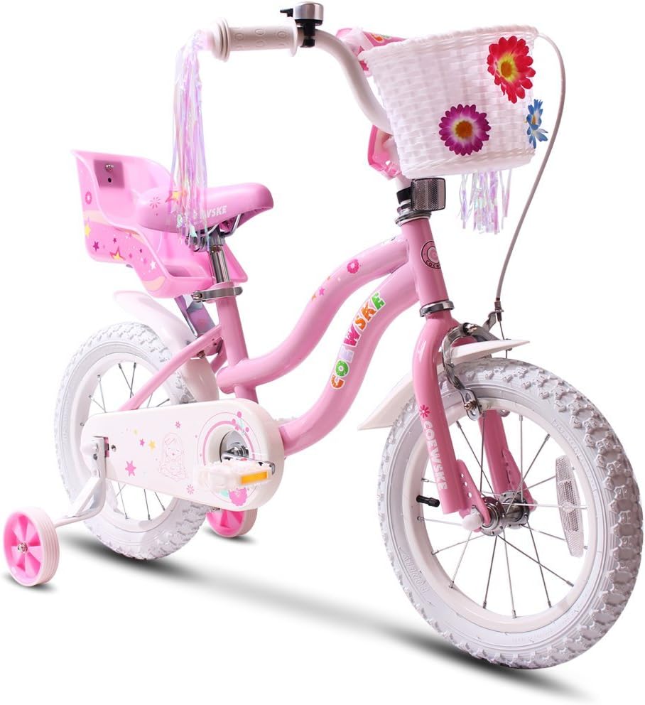 Kid's Bike Steel Frame Children Bicycle with Training Wheel