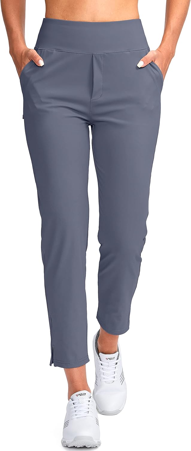 YYV Women's Stretch Golf Pants for Business and Casual Wear