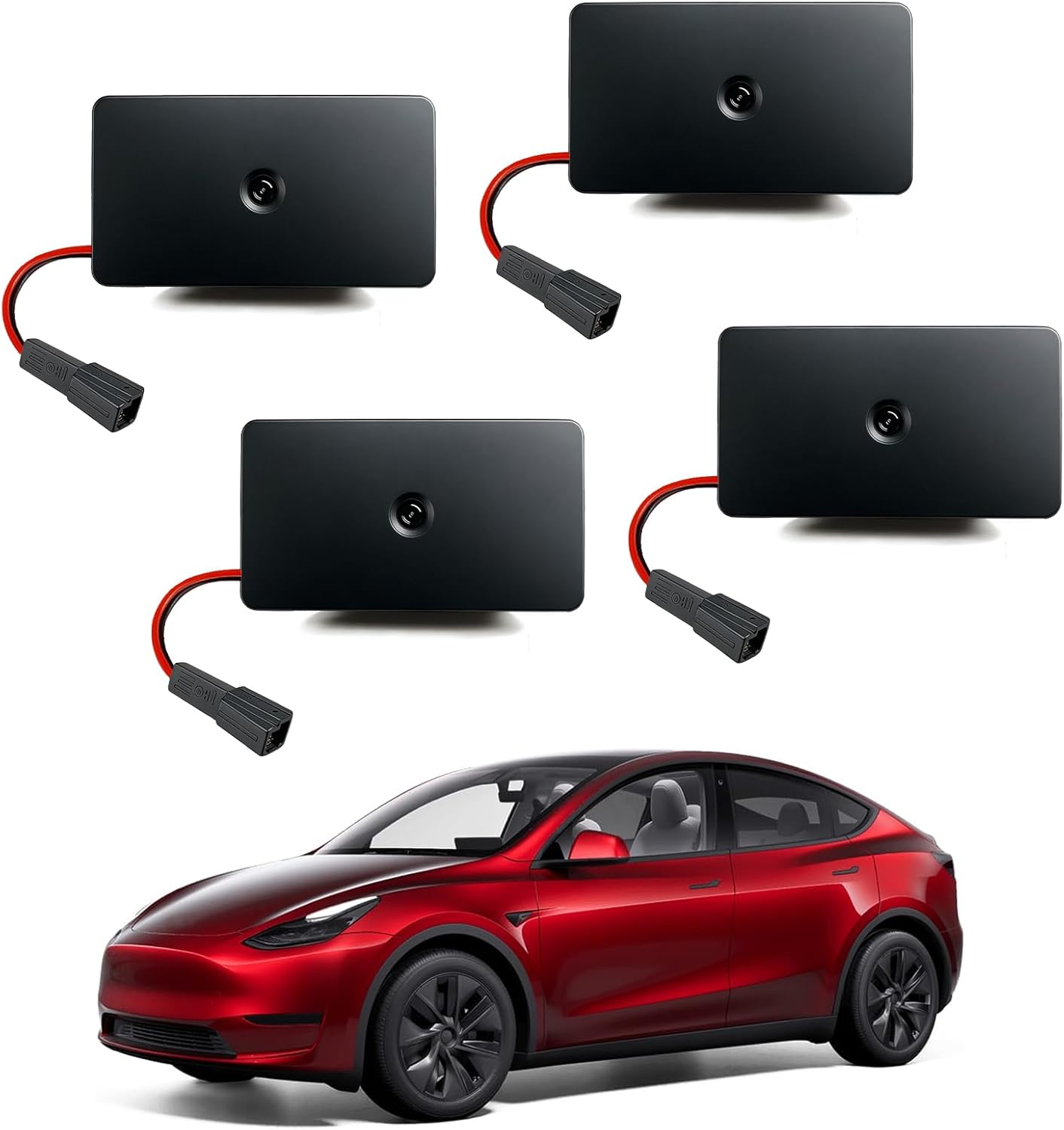 Car Door Lights Logo Projector for Tesla Model Y 3 X S 2025
