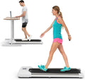 Goplus Walking Pad Under Desk Treadmill - Quiet, Space-Saving Walker