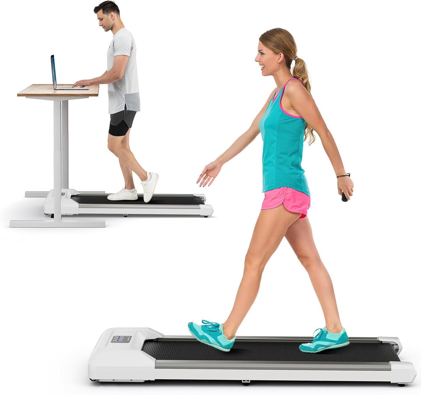 Goplus Under Desk Treadmill - Portable Fitness Powerhouse